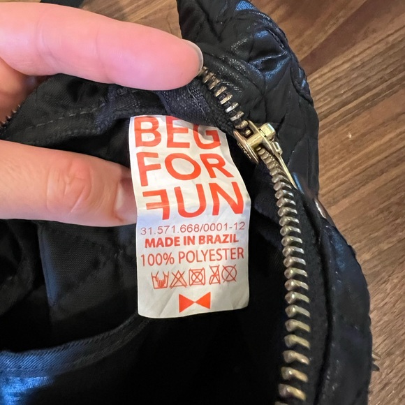 Black • Beg For Fun • Fanny Pack • Adjustable Waistband - Picture 2 of 5